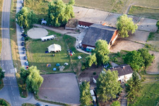 Reithof Trab eV - Équitation thérapeutique sur le lac de Constance à le quartier Wollmatingen in Konstanz dans le département Bade-Wurtemberg, Allemagne d'en haut