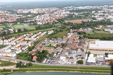 Speyer dans le département Rhénanie-Palatinat, Allemagne vue du ciel