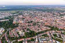 Enregistrement par drone de Speyer dans le département Rhénanie-Palatinat, Allemagne