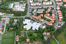 Vue aérienne de Maison de retraite des diaconesses Hôpital des citoyens Speyer à Speyer dans le département Rhénanie-Palatinat, Allemagne