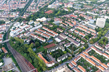 Speyer dans le département Rhénanie-Palatinat, Allemagne d'en haut