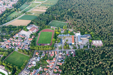 Vue aérienne de Dudenhofen dans le département Rhénanie-Palatinat, Allemagne