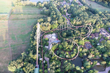Vue aérienne de Parc de vacances à Haßloch dans le département Rhénanie-Palatinat, Allemagne