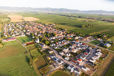 Vue oblique de Altdorf dans le département Rhénanie-Palatinat, Allemagne