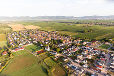Altdorf dans le département Rhénanie-Palatinat, Allemagne hors des airs