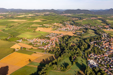 Photographie aérienne de Quartier Billigheim in Billigheim-Ingenheim dans le département Rhénanie-Palatinat, Allemagne