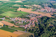 Quartier Mühlhofen in Billigheim-Ingenheim dans le département Rhénanie-Palatinat, Allemagne depuis l'avion