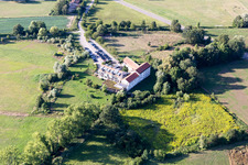 Vue aérienne de Moulin de Zeiskam à Zeiskam dans le département Rhénanie-Palatinat, Allemagne