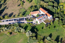 Vue aérienne de Moulin de Zeiskam à Zeiskam dans le département Rhénanie-Palatinat, Allemagne