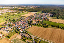 Vue aérienne de Westheim dans le département Rhénanie-Palatinat, Allemagne