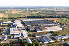 Quartier Offenbach in Offenbach an der Queich dans le département Rhénanie-Palatinat, Allemagne vue du ciel