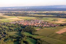 Photographie aérienne de Steinweiler dans le département Rhénanie-Palatinat, Allemagne