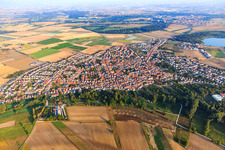 Vue aérienne de Du sud-est à Waldsee dans le département Rhénanie-Palatinat, Allemagne
