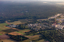 Vue aérienne de Bague James Monroe à le quartier Käfertal in Mannheim dans le département Bade-Wurtemberg, Allemagne