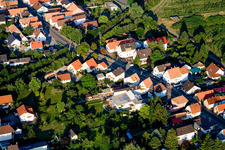 Vue aérienne de Passage à niveau de Saarstr à Kandel dans le département Rhénanie-Palatinat, Allemagne