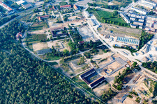 Vue aérienne de Site de conversion sur le site de l'ancienne caserne américaine SULLIVAN à Käfertaler Wald à le quartier Käfertal in Mannheim dans le département Bade-Wurtemberg, Allemagne