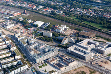 Quartier Bahnstadt in Heidelberg dans le département Bade-Wurtemberg, Allemagne d'un drone
