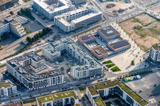 Quartier Bahnstadt in Heidelberg dans le département Bade-Wurtemberg, Allemagne d'en haut