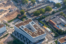 Quartier Bahnstadt in Heidelberg dans le département Bade-Wurtemberg, Allemagne depuis l'avion