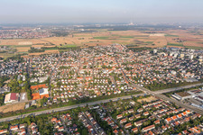 Vue aérienne de Eppelheim dans le département Bade-Wurtemberg, Allemagne
