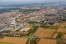 Schwetzingen dans le département Bade-Wurtemberg, Allemagne d'en haut