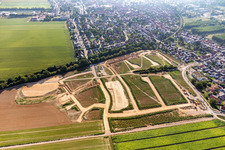 Photographie aérienne de Nouvelle zone de développement Développement K2 à Kandel dans le département Rhénanie-Palatinat, Allemagne
