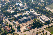 Vue aérienne de Chantier de construction IGS à Kandel dans le département Rhénanie-Palatinat, Allemagne