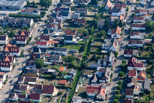 Règlement à Kandel dans le département Rhénanie-Palatinat, Allemagne vue d'en haut