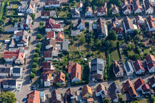 Règlement à Kandel dans le département Rhénanie-Palatinat, Allemagne depuis l'avion