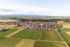 Vue oblique de Steinweiler dans le département Rhénanie-Palatinat, Allemagne