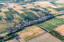 Photographie aérienne de Vollmersweiler dans le département Rhénanie-Palatinat, Allemagne