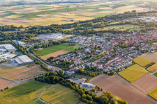 Vue oblique de Rohrbach dans le département Rhénanie-Palatinat, Allemagne