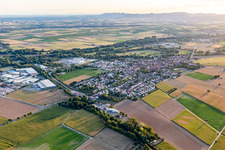 Rohrbach dans le département Rhénanie-Palatinat, Allemagne d'en haut