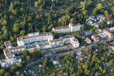 Vue aérienne de Fondation Budgétaire à le quartier Seckbach in Frankfurt am Main dans le département Hesse, Allemagne