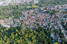 Photographie aérienne de Quartier Seckbach in Frankfurt am Main dans le département Hesse, Allemagne