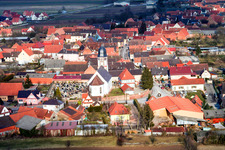 Image drone de Niederlauterbach dans le département Bas Rhin, France