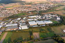 Vue aérienne de Klein-Karben dans le département Hesse, Allemagne
