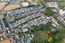 Vue aérienne de Quartier Kloppenheim in Karben dans le département Hesse, Allemagne