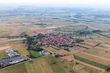 Photographie aérienne de Bouxwiller dans le département Bas Rhin, France