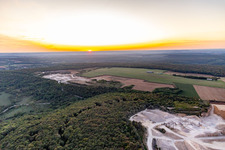 Aéroport Pont-Saint-Vincent à Pont-Saint-Vincent dans le département Meurthe et Moselle, France d'en haut