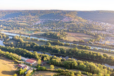 Vue aérienne de Fond du Val à Chaligny dans le département Meurthe et Moselle, France