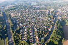 Vue aérienne de Dommartin-lès-Toul dans le département Meurthe et Moselle, France