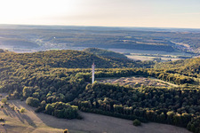 Vue aérienne de Mont-lès-Neufchâteau dans le département Vosges, France