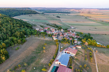 Vue aérienne de Clérey-la-Côte dans le département Vosges, France