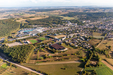 Vue aérienne de Vittel dans le département Vosges, France