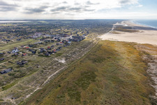 Fanø dans le département Syddanmark, Danemark d'un drone