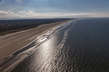 Fanø dans le département Syddanmark, Danemark vue d'en haut