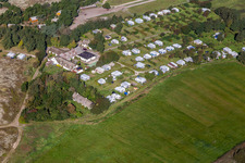 Photographie aérienne de Nouveau camping de Sønderho à Fanø dans le département Syddanmark, Danemark