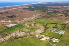Fanø dans le département Syddanmark, Danemark hors des airs