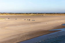 Photographie aérienne de Plage de Fanoe Bath à Fanø dans le département Syddanmark, Danemark